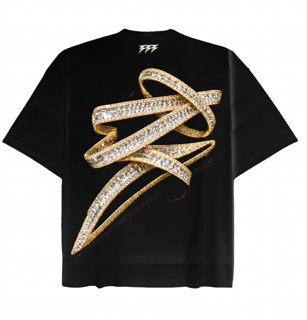 333 VISION (BLACK GOLD 333 T SHIRT)
