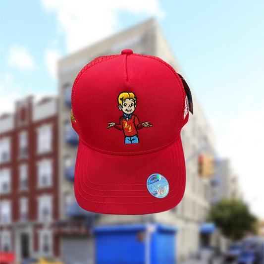 RICH BANKS RED TRUCKER HAT