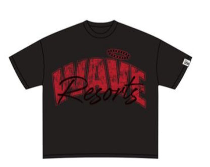 Mr.Wave Wave Resorts (Blk/Red) Tee