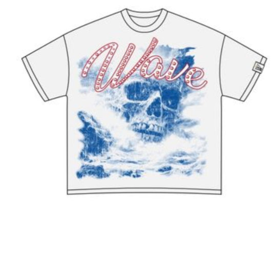 Mr.Wave Fatal Seas (white) tee