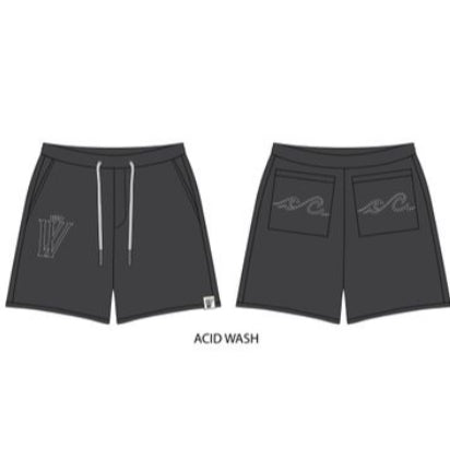 Mr.Wave RESIDENTIAL (ACID BLACK) SHORTS