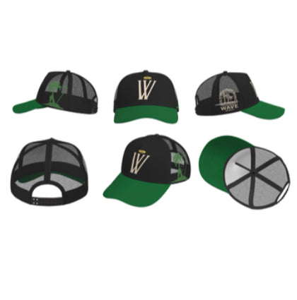 Mr.Wave Isla Recurso Trucker (Blk/Grn)
