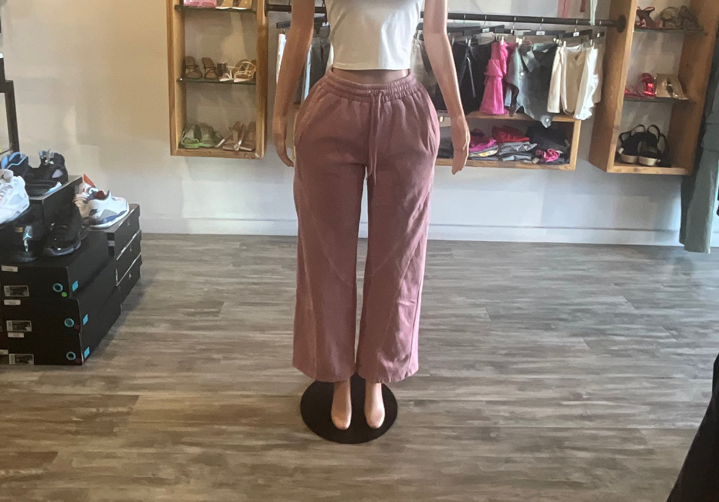 Vogue Washed Lounge Pant - PINK